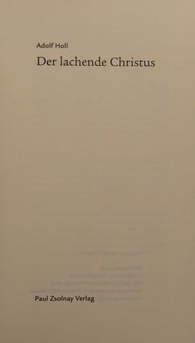 Der lachende Christus