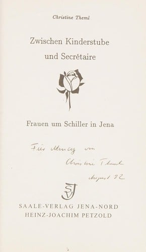 Zwischen Kinderstube und Secretaire