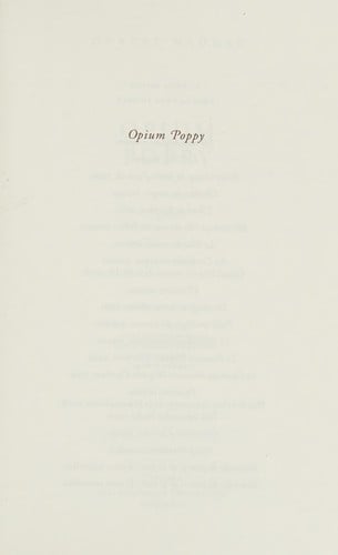Opium poppy