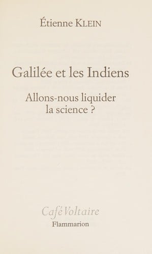Galilée et les Indiens