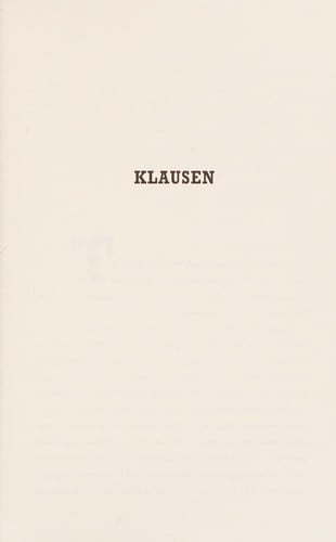 Klausen