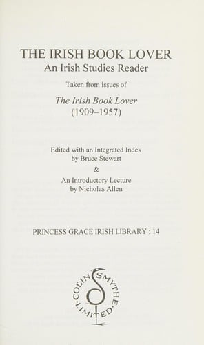 The Irish book lover