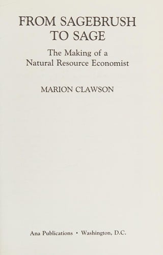 From sagebrush to sage