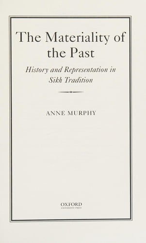 The materiality of the past