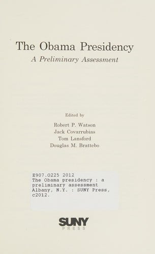 The Obama presidency