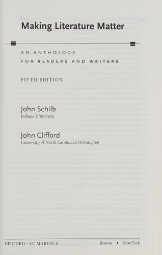 Making literature matter