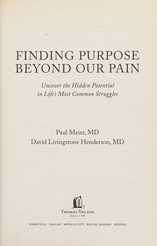 Finding purpose beyond our pain