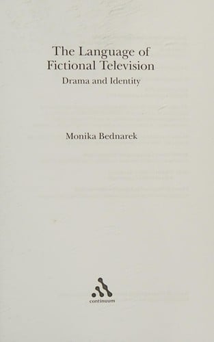 The language of fictional television
