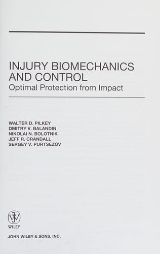 Injury biomechanics and control