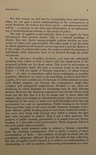 Applied research for social policy