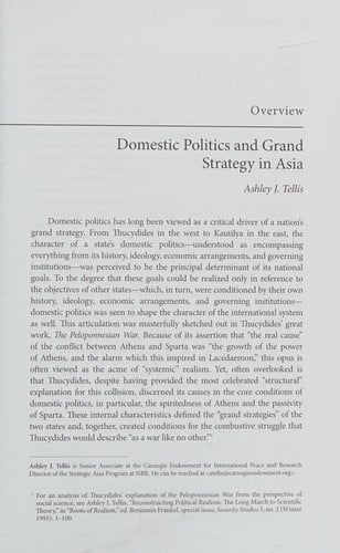 Domestic political change and grand strategy