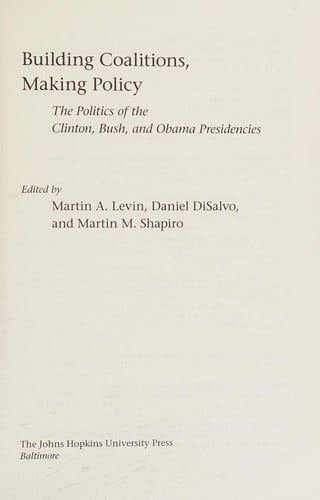 The politics of coalition building