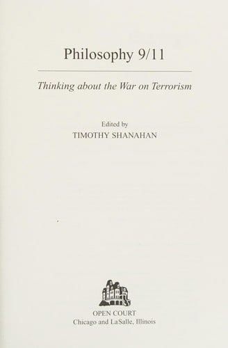 Philosophy 9/11