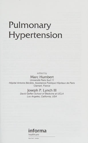 Pulmonary hypertension
