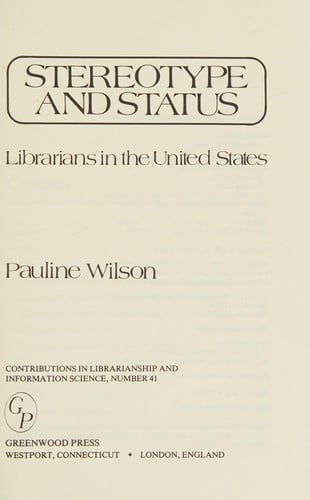 Stereotype and status