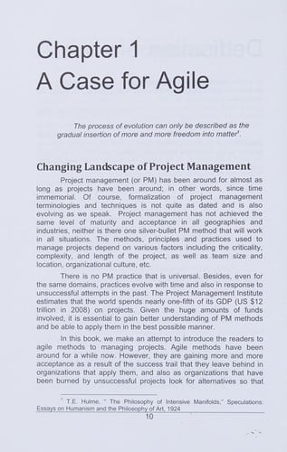 Fundamentals of agile project management