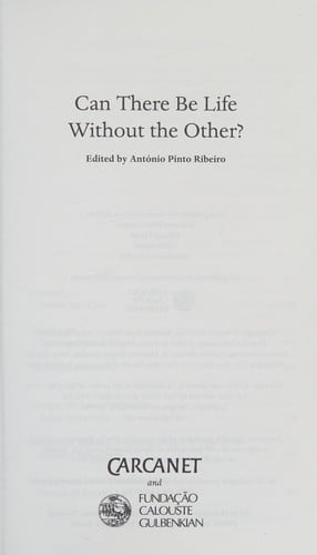 Can there be life without the other?
