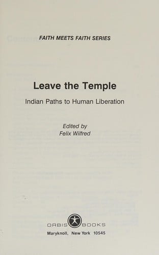 Leave the temple