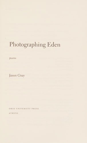 Photographing Eden