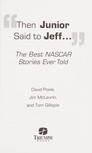 "then Junior said to Jeff"