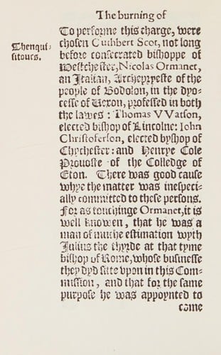 A Briefe treatise concerning the burnynge of Bucer and Phagius