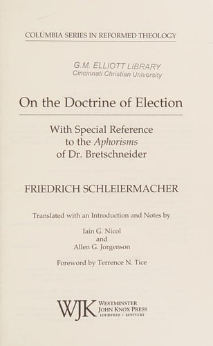 On the doctrine of election