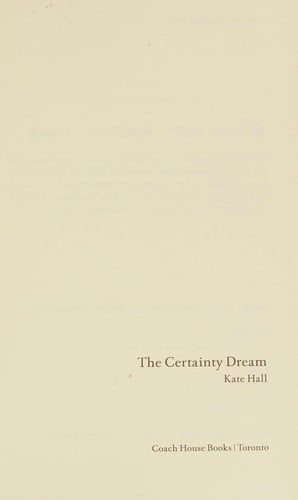 The certainty dream