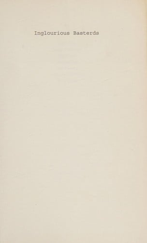 Inglourious basterds