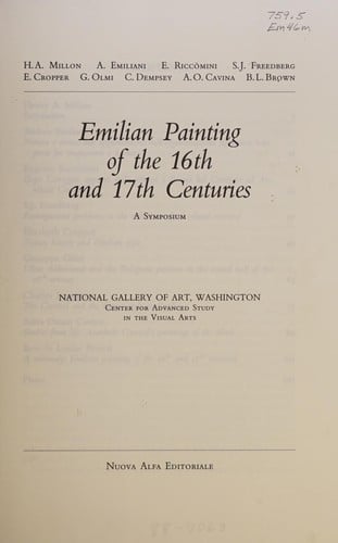 Emilian painting of the 16th and 17th centuries