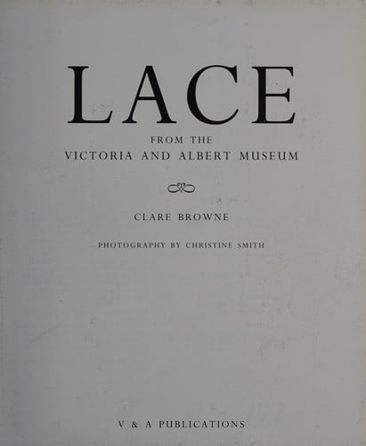 Lace from the Victoria and Albert museum