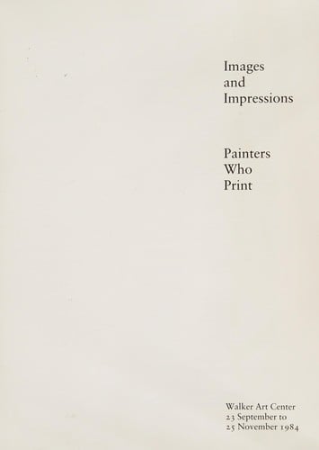 Images and impressions