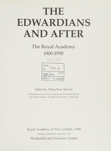 The Edwardians and after