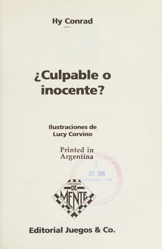 Culpable O Inocente