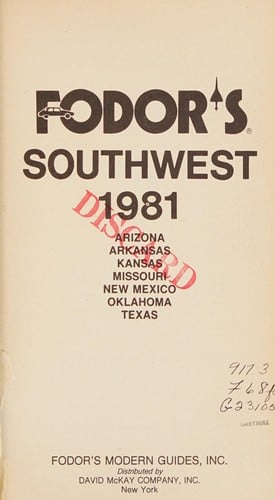 Fodor's Southwest