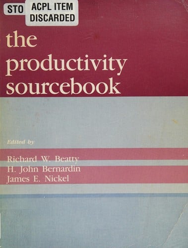 The Productivity sourcebook