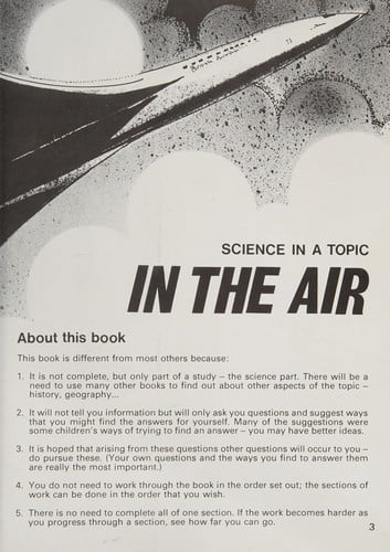 In the air