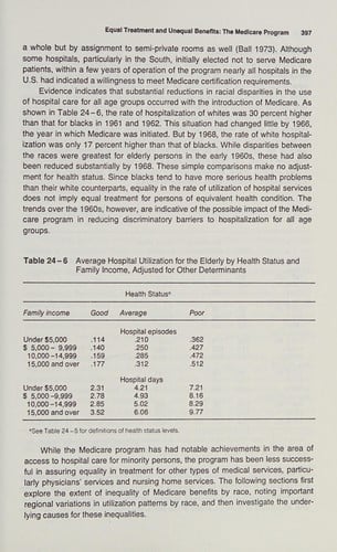 Health, illness, and medicine