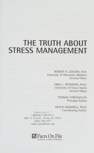 The truth about stress management