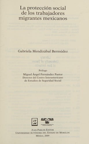 La protección social de los trabajadores migrantes mexicanos
