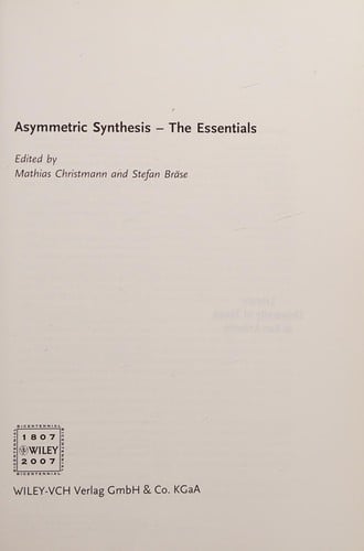 Asymmetric synthesis