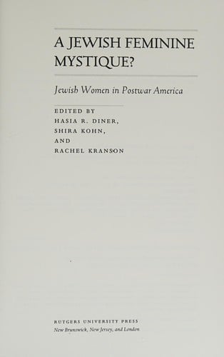 A Jewish feminine mystique?