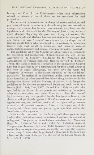 Migrant workers in Pacific Asia