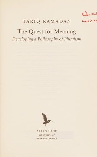 The quest for meaning
