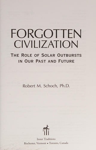 Forgotten civilization
