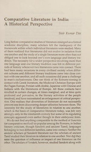 Aspects of comparative literature