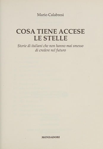Cosa tiene accese le stelle