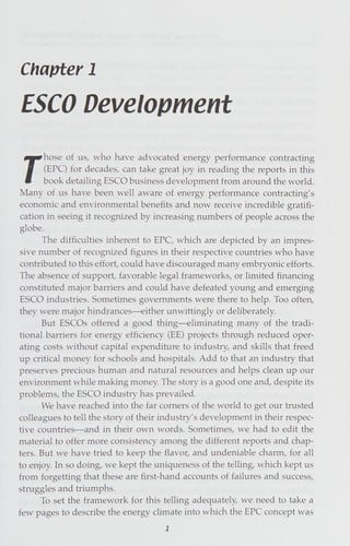 ESCOs around the world