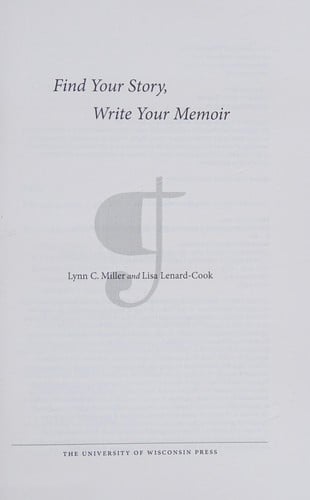 Find your story, write your memoir