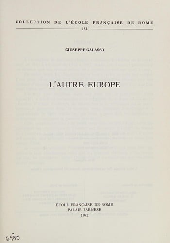L' autre Europe