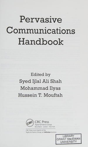 Pervasive communications handbook